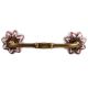 Pink Dahlia Medium Ceramic Bridge Handle